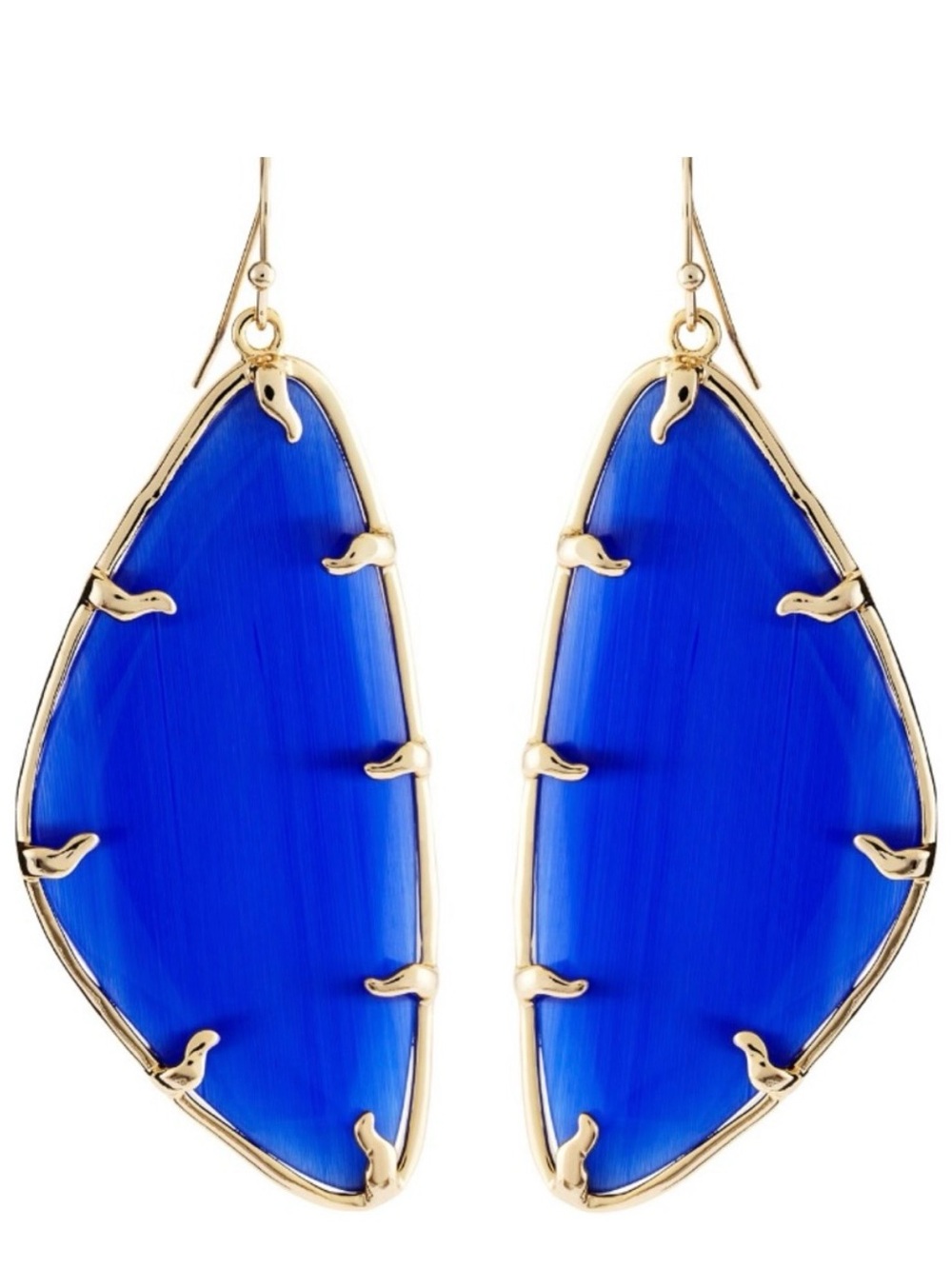 Rare Kendra Scott Cobalt Blue Willow Earrings